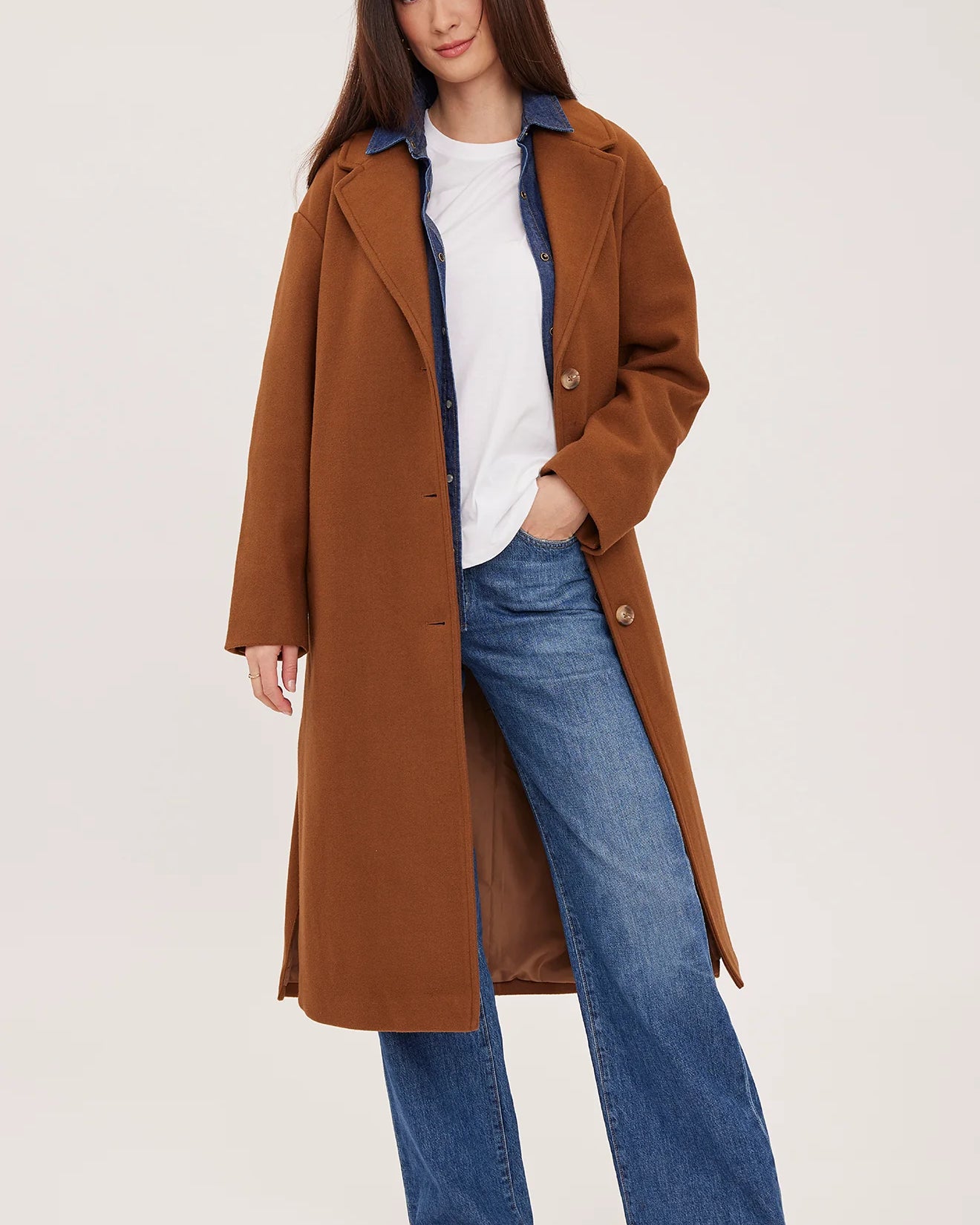 GENTLE FAWN AGATHA COAT - CAMEL