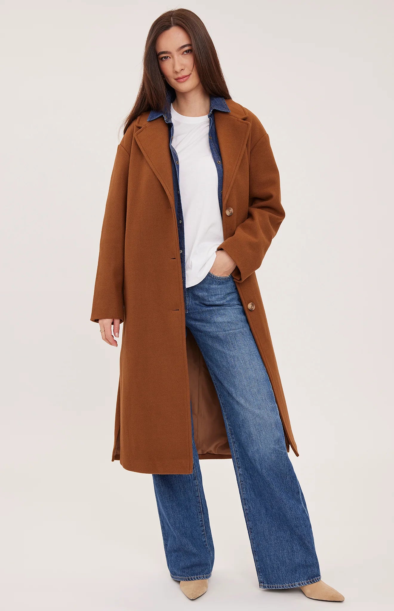 GENTLE FAWN AGATHA COAT - CAMEL