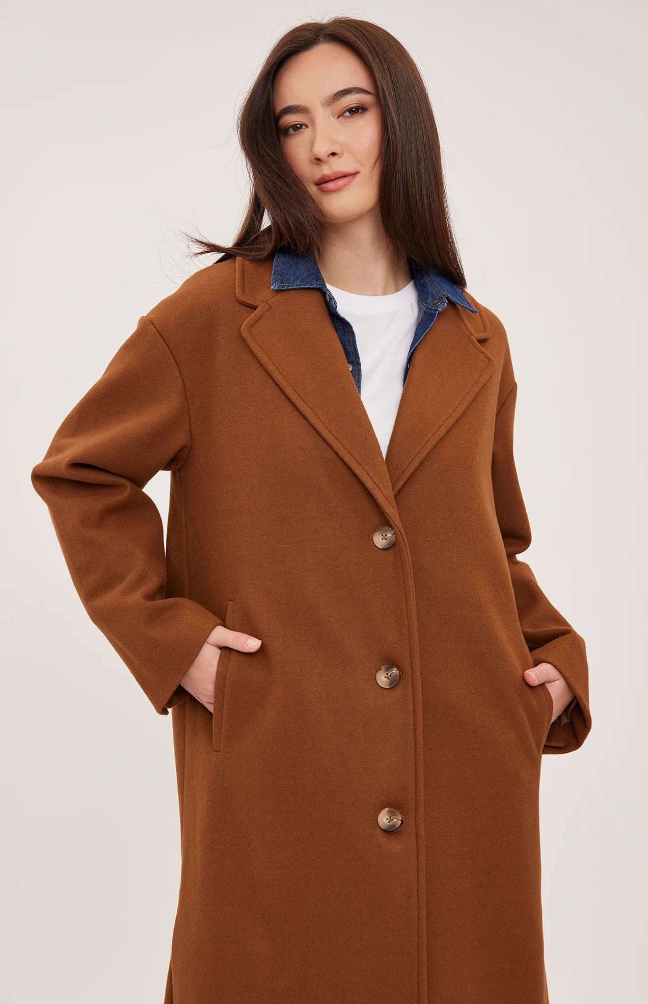 GENTLE FAWN AGATHA COAT - CAMEL