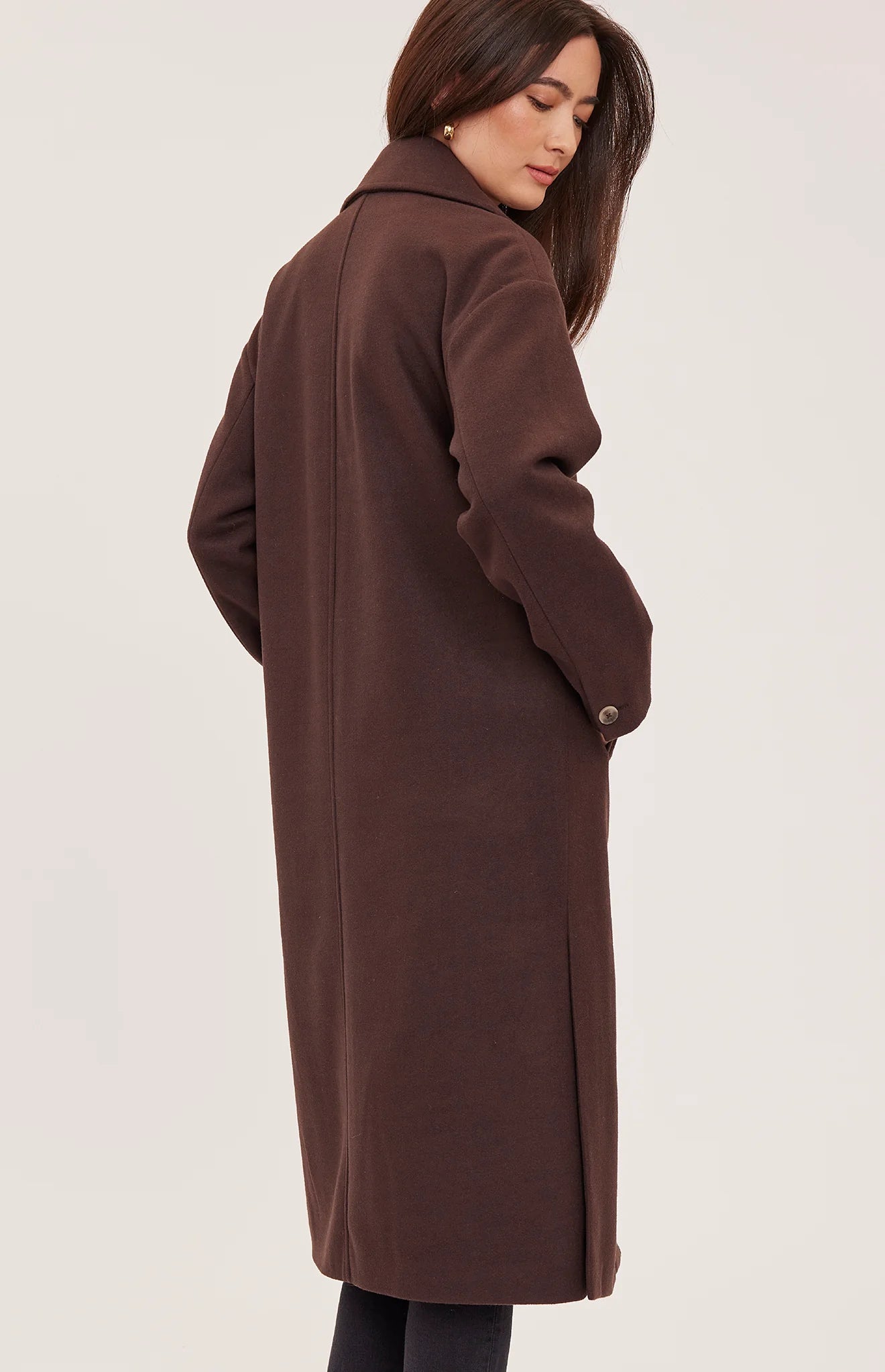 GENTLE FAWN AGATHA COAT - CHOCOLATE