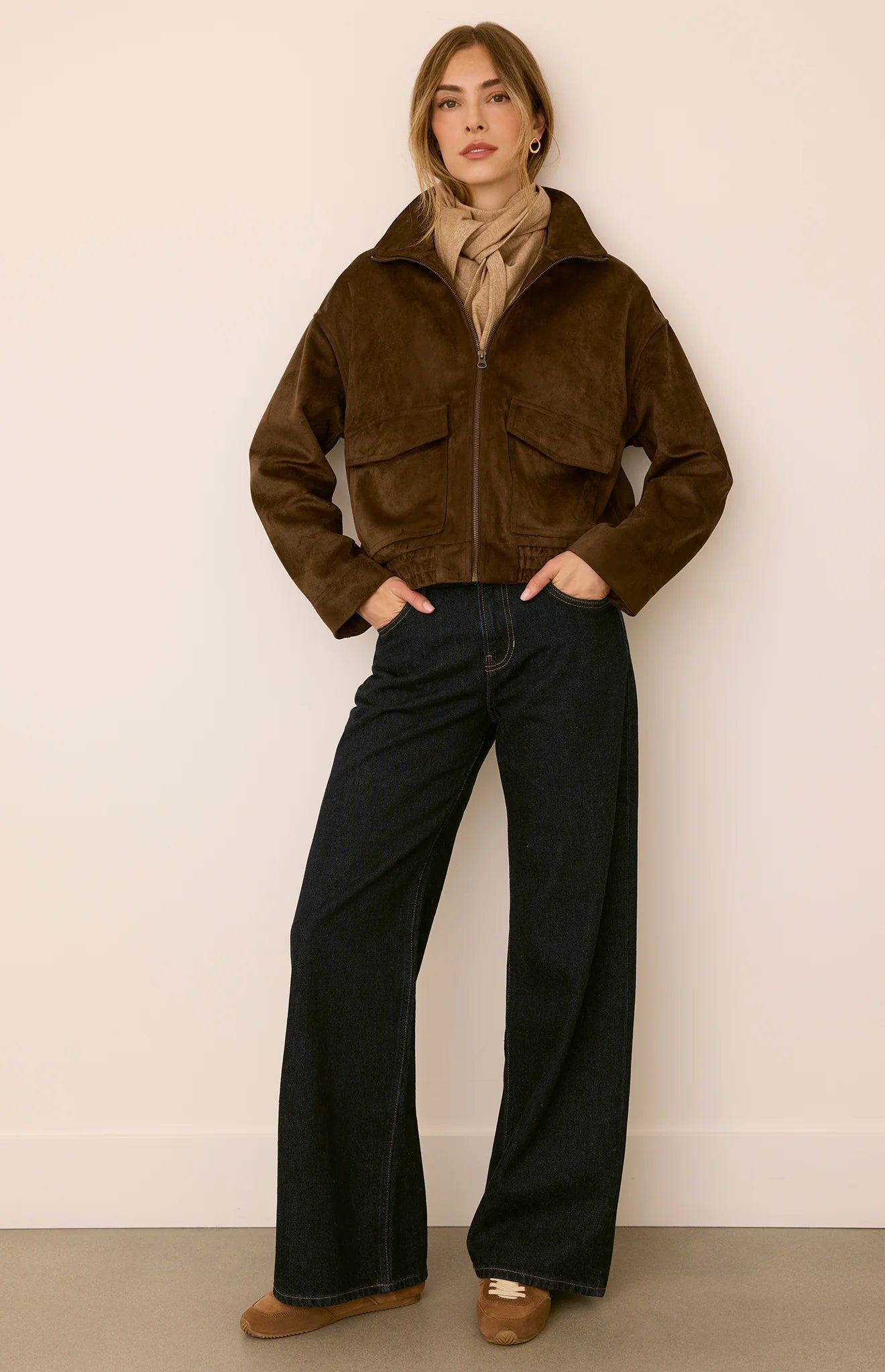 GENTLE FAWN ASHTON SUEDE JACKET - COFFEE