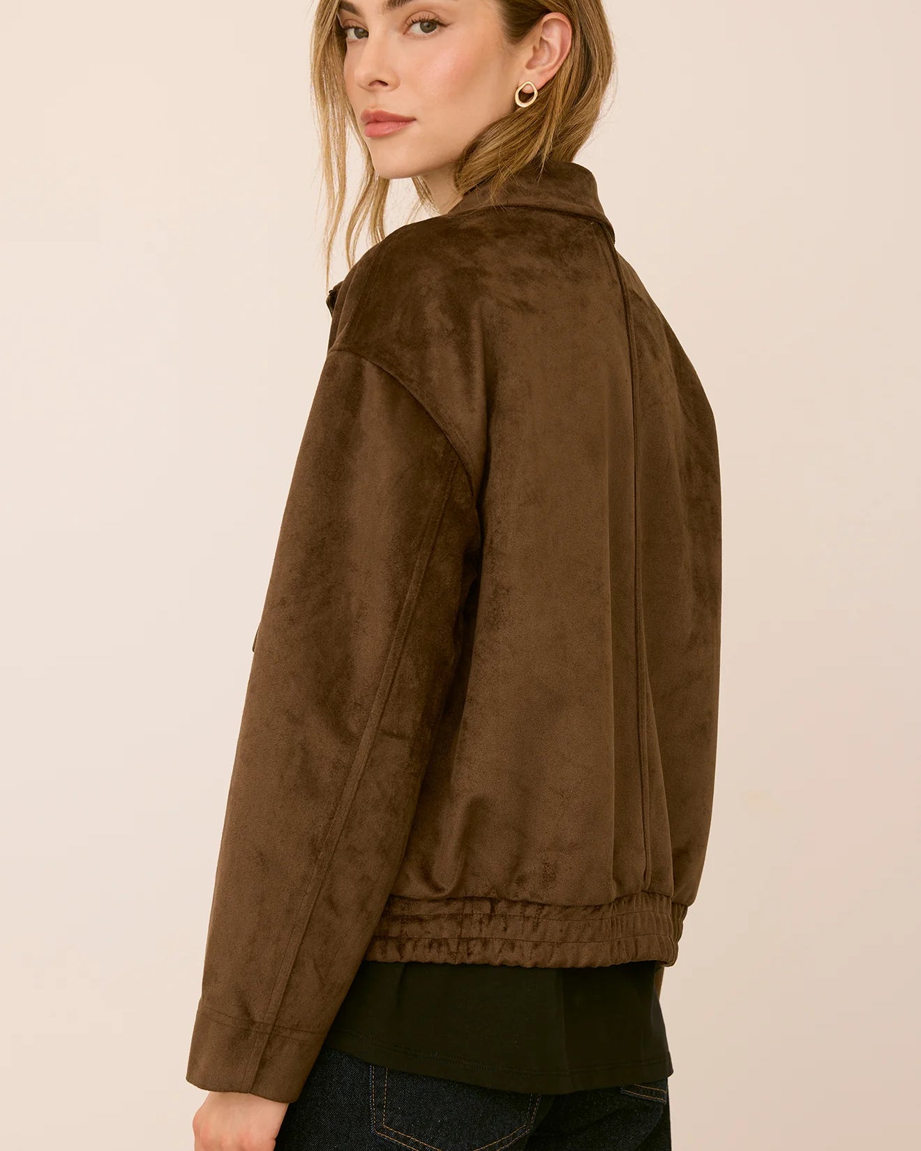 GENTLE FAWN ASHTON SUEDE JACKET - COFFEE