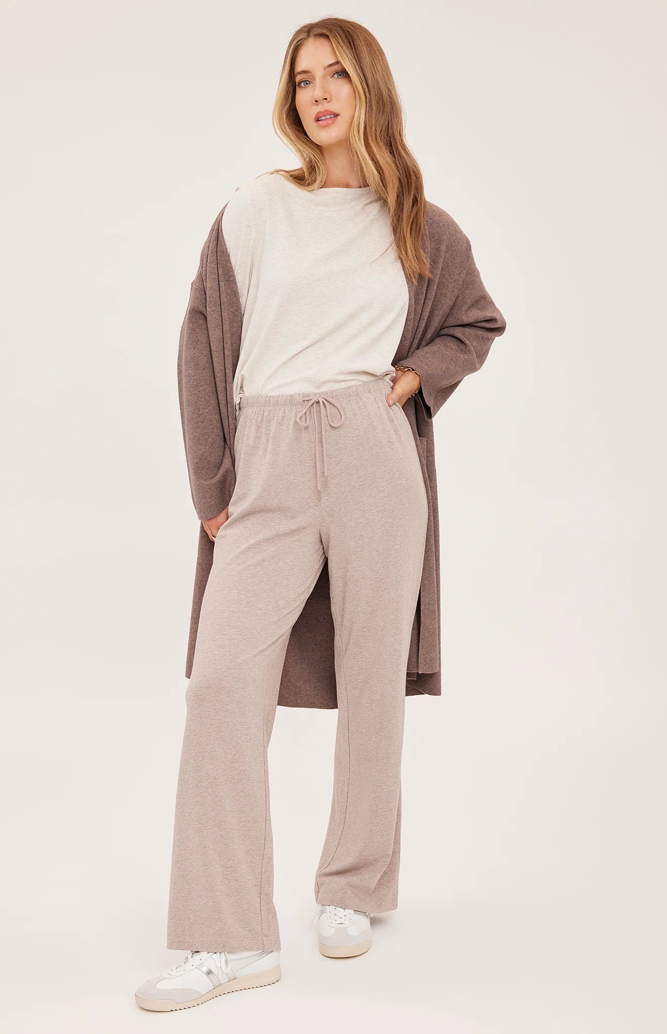 GENTLE FAWN MILO PANT - HEATHER LATTE