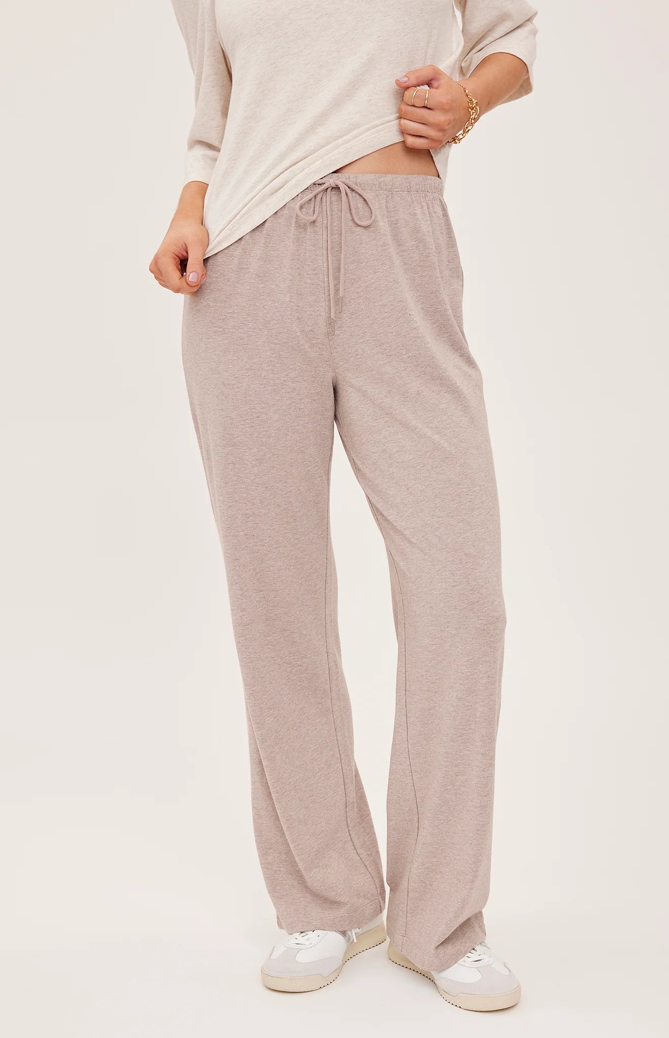 GENTLE FAWN MILO PANT - HEATHER LATTE