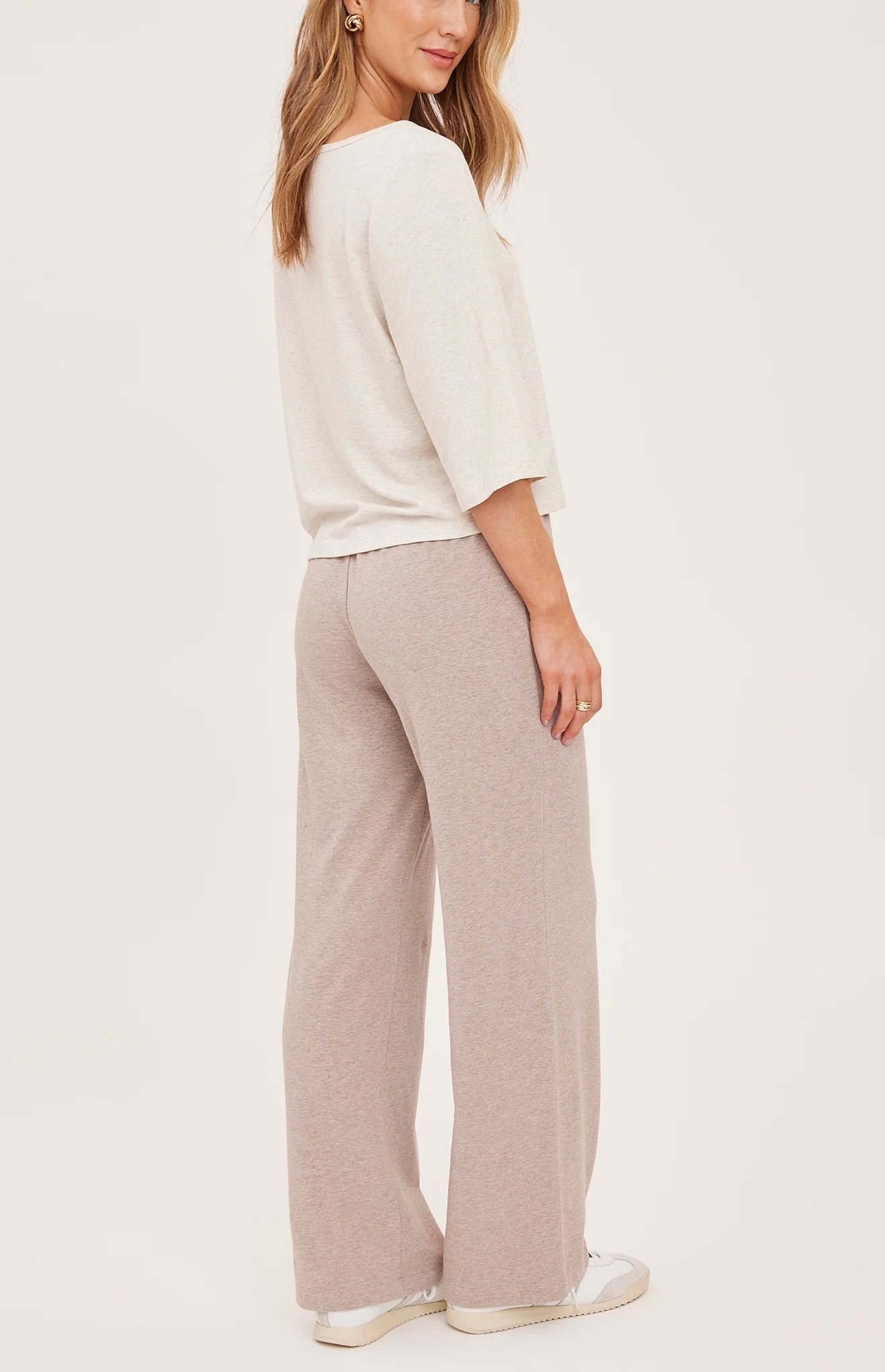 GENTLE FAWN MILO PANT - HEATHER LATTE