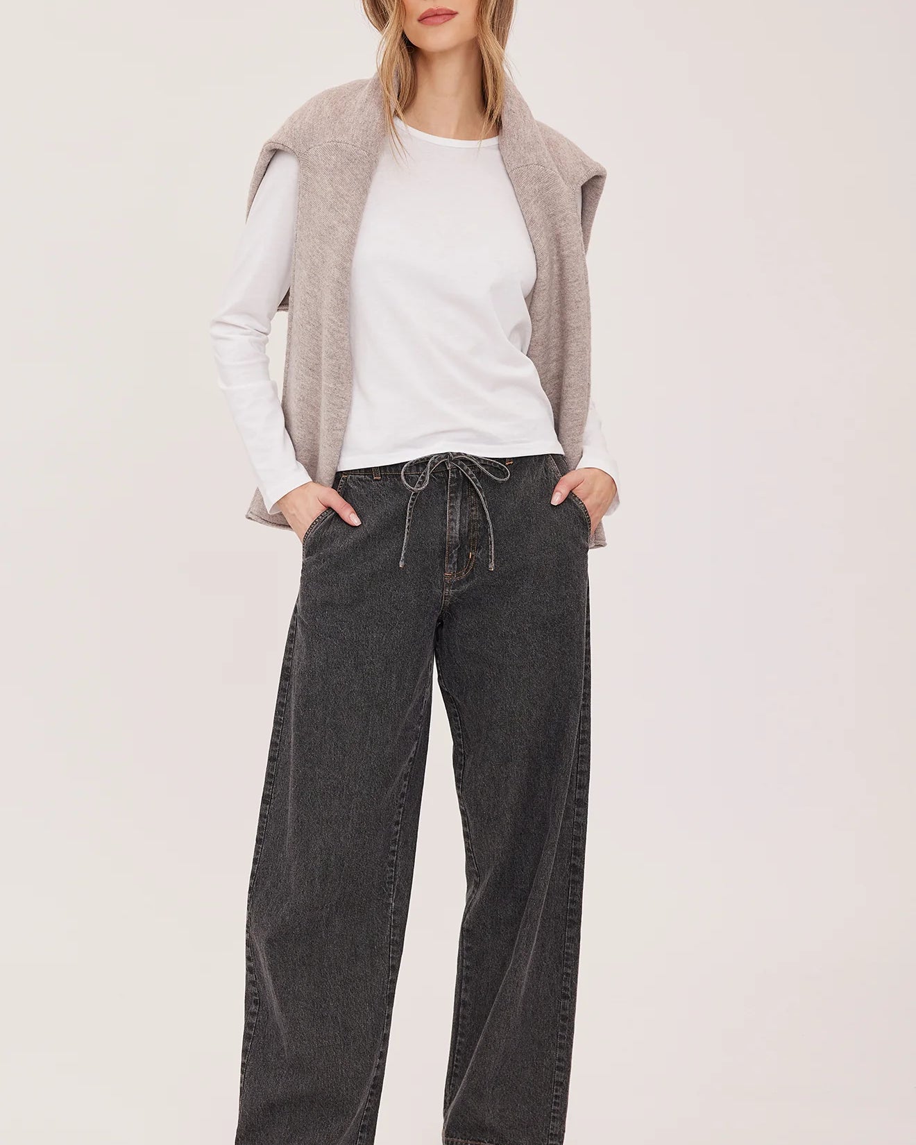 GENTLE FAWN HAYDEN PANT - BLACK WASH