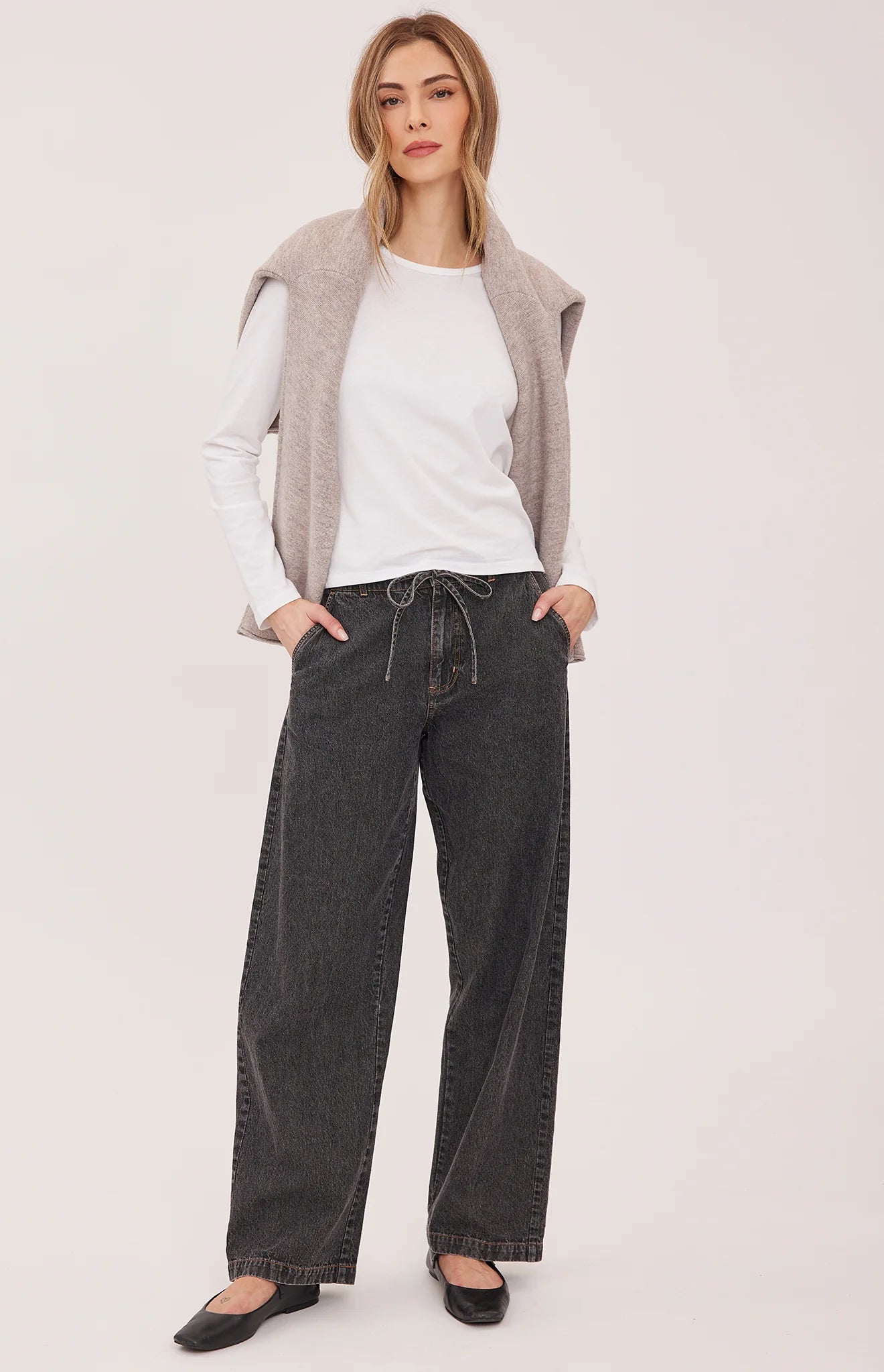 GENTLE FAWN HAYDEN PANT - BLACK WASH