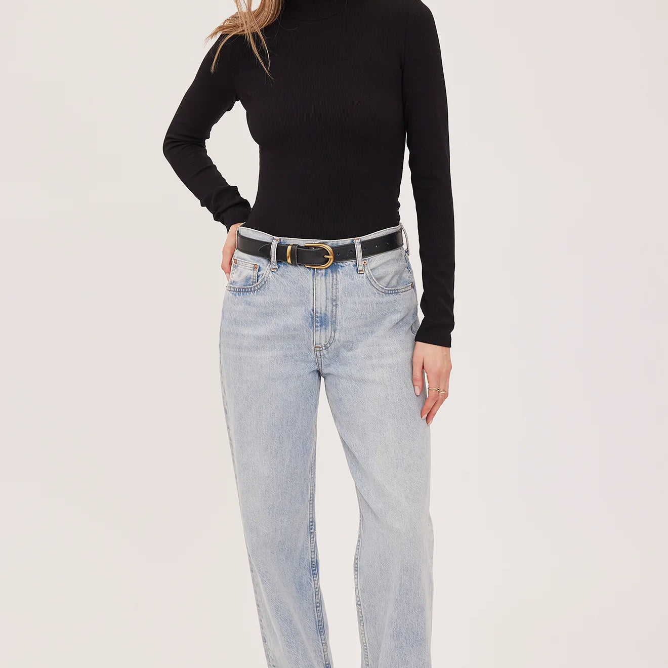 GENTLE FAWN WREN TURTLE NECK - BLACK