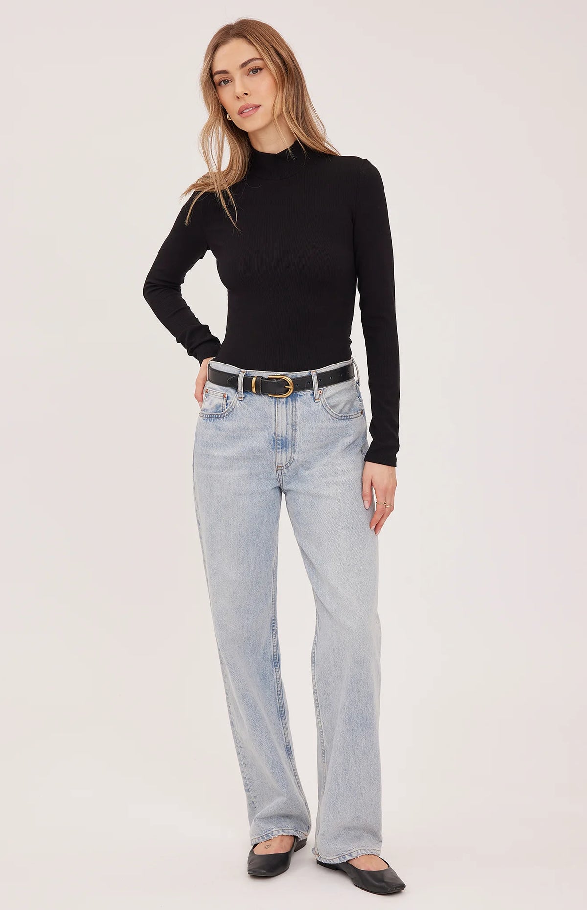 GENTLE FAWN WREN TURTLE NECK - BLACK