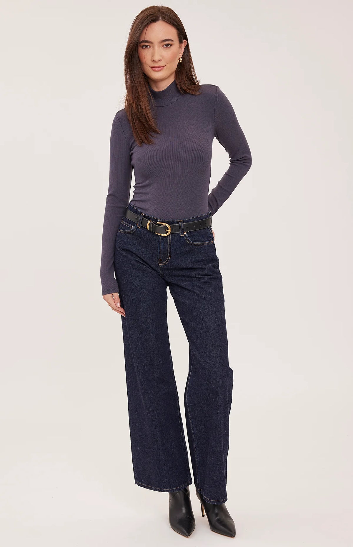GENTLE FAWN WREN TURTLE NECK - SMOKE