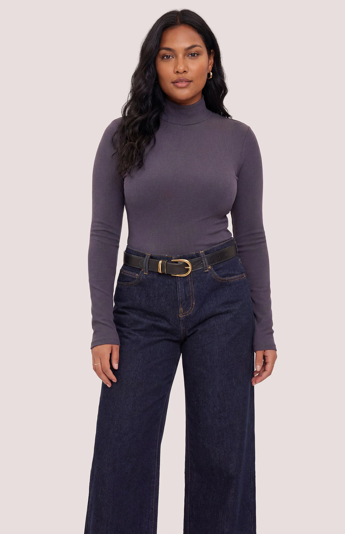 GENTLE FAWN WREN TURTLE NECK - SMOKE
