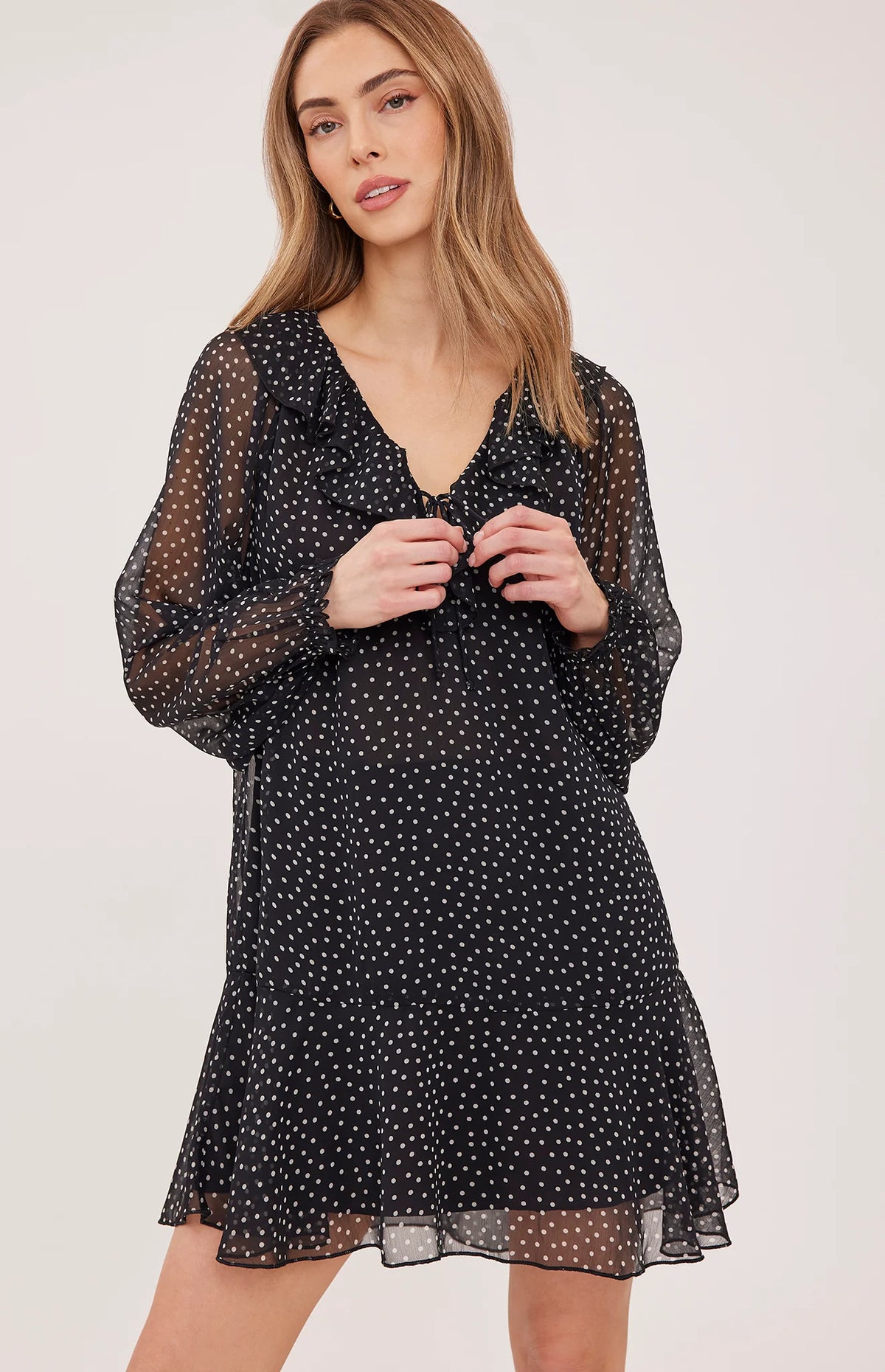 GENTLE FAWN ESMERALDA PRINTED DRESS - BLACK