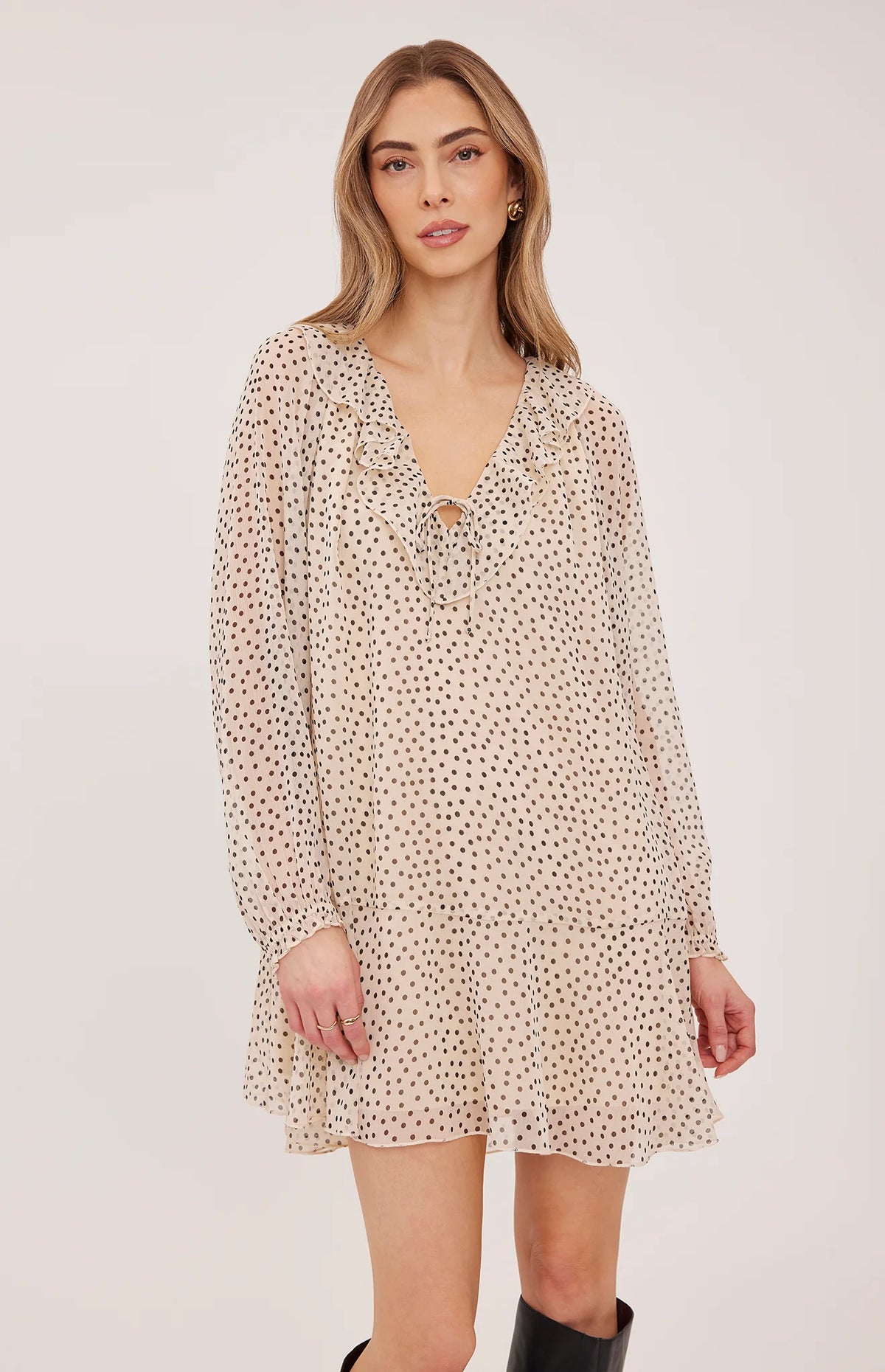 GENTLE FAWN ESMERALDA PRINTED DRESS - CREAM