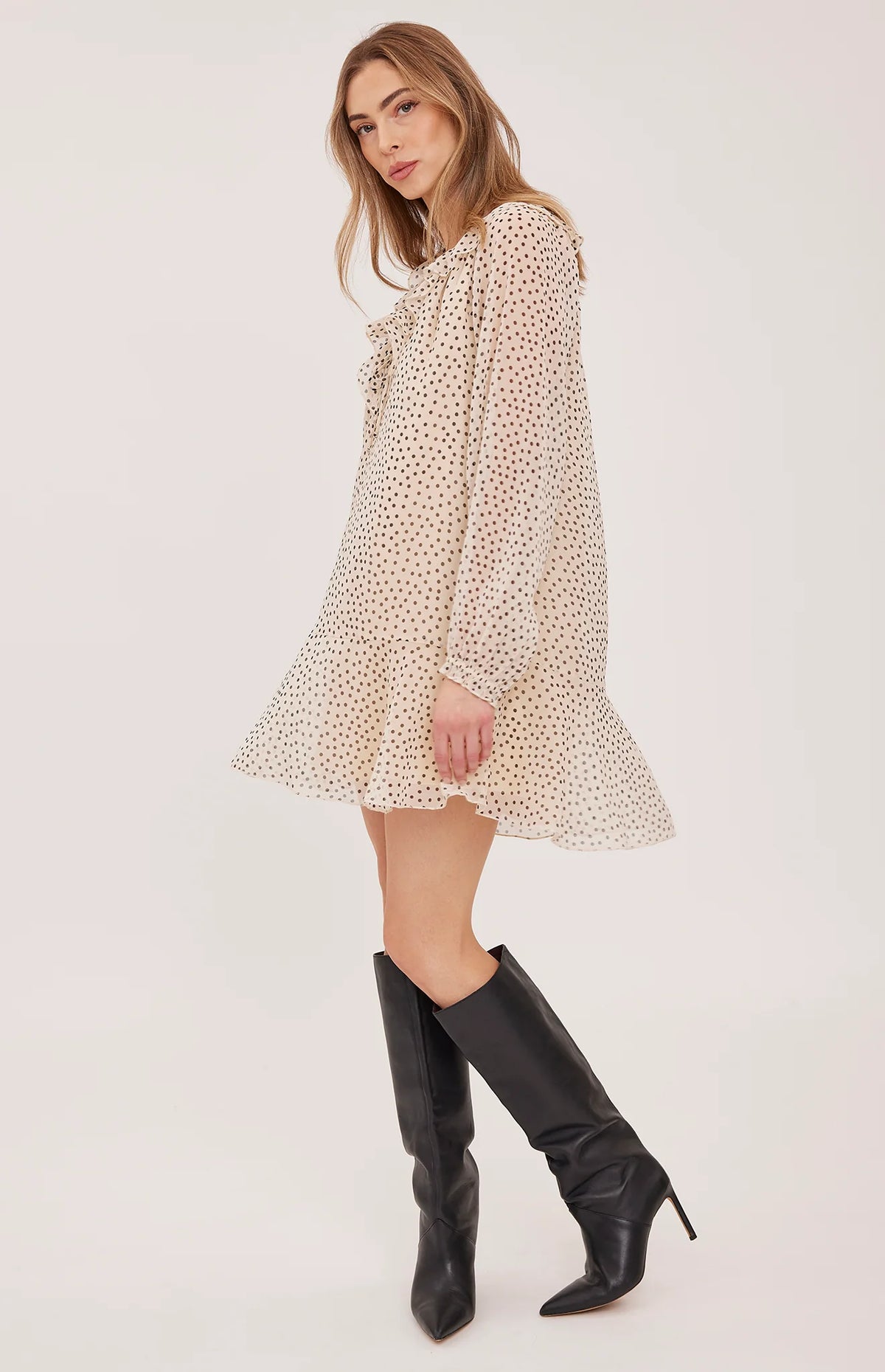 GENTLE FAWN ESMERALDA PRINTED DRESS - CREAM