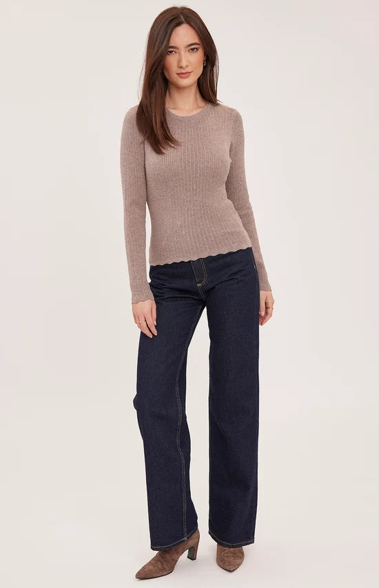 GENTLE FAWN CELIA LONG SLEEVE - HEATHER COCOA
