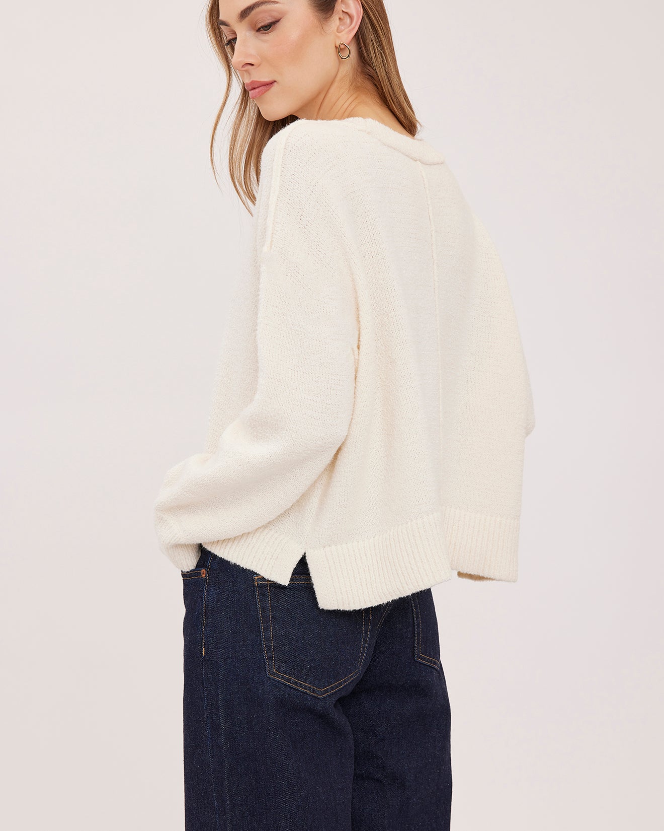 GENTLE FAWN ANOUK CREW NECK PULLOVER - CREAM