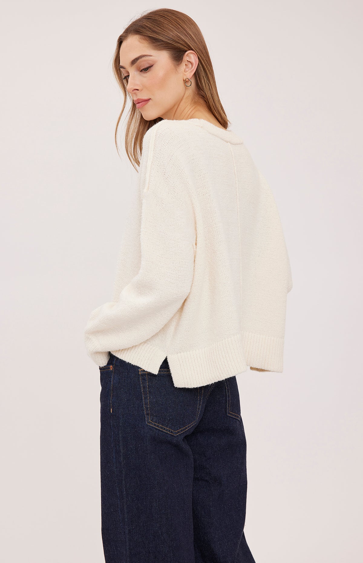 GENTLE FAWN ANOUK CREW NECK PULLOVER - CREAM