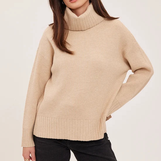 GENTLE FAWN RUNA SWEATER - HEATHER DOE