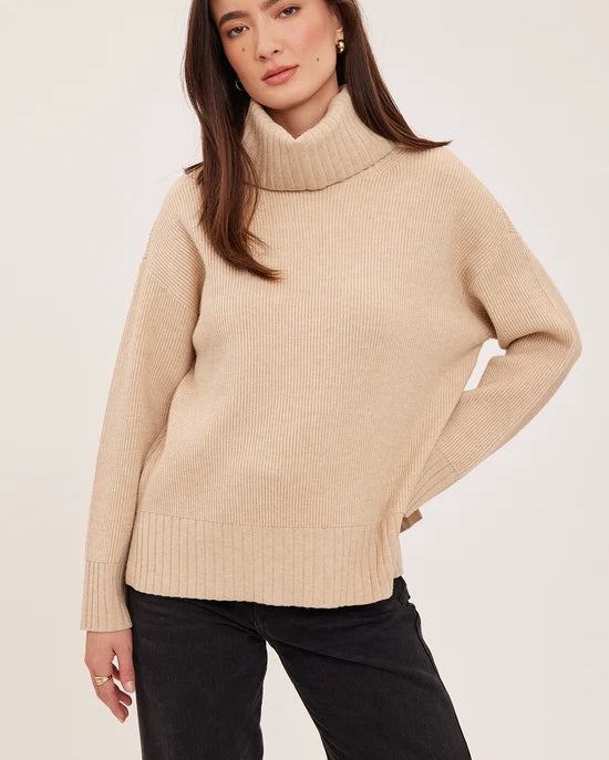 GENTLE FAWN RUNA SWEATER - HEATHER DOE