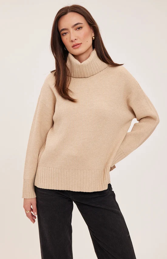 GENTLE FAWN RUNA SWEATER - HEATHER DOE