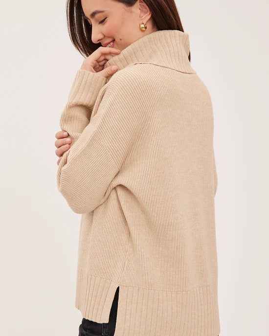 GENTLE FAWN RUNA SWEATER - HEATHER DOE