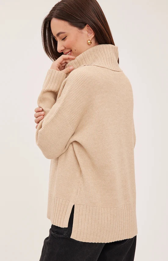 GENTLE FAWN RUNA SWEATER - HEATHER DOE