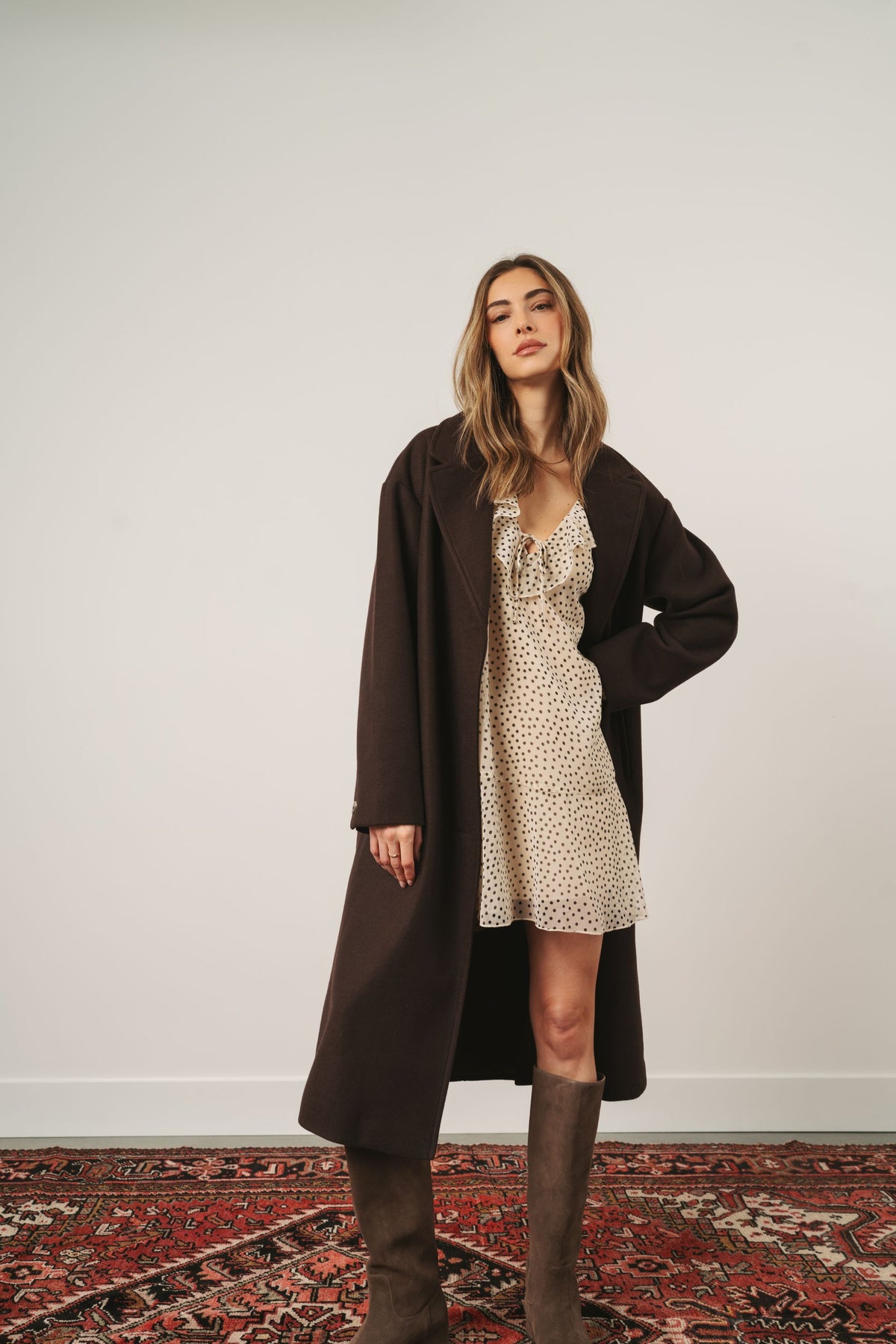 GENTLE FAWN ESMERALDA PRINTED DRESS - CREAM