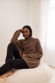 GENTLE FAWN JONES LONG PULLOVER - HEATHER NUTMEG