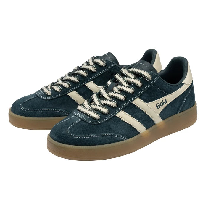 GOLA VIPER 78 TRAINER SNEAKER - DARK TEAL. OFF WHITE.