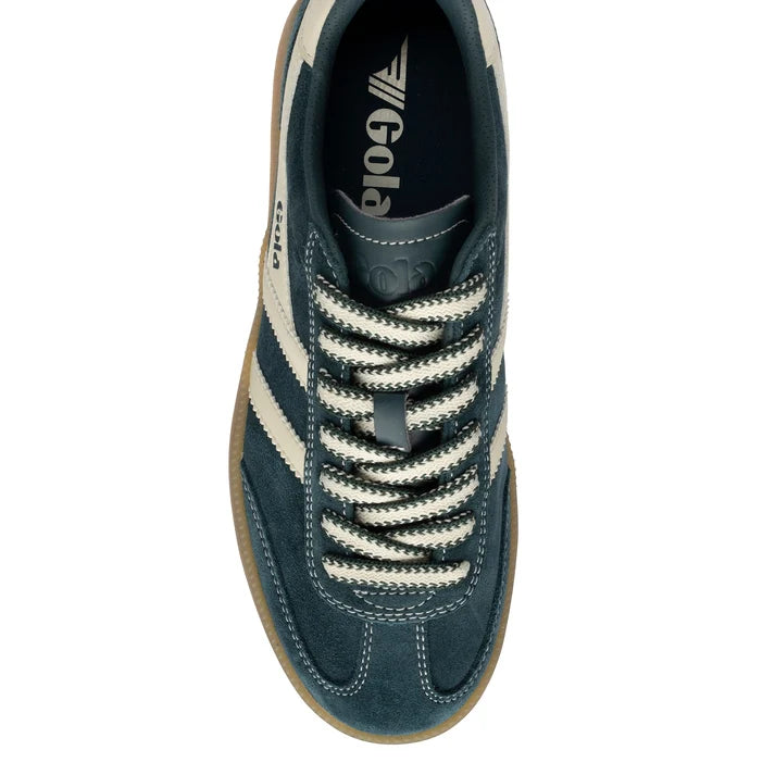 GOLA VIPER 78 TRAINER SNEAKER - DARK TEAL. OFF WHITE.