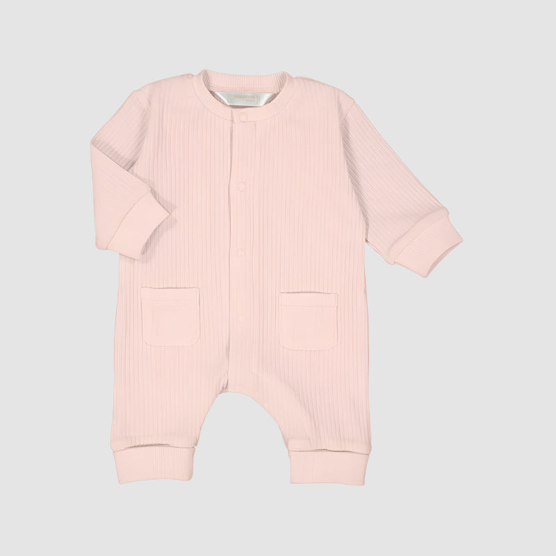 MAYORAL RIBBED SLEEPER - BABY ROSE