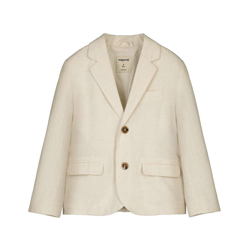 MAYORAL LINEN BLAZER - OAT