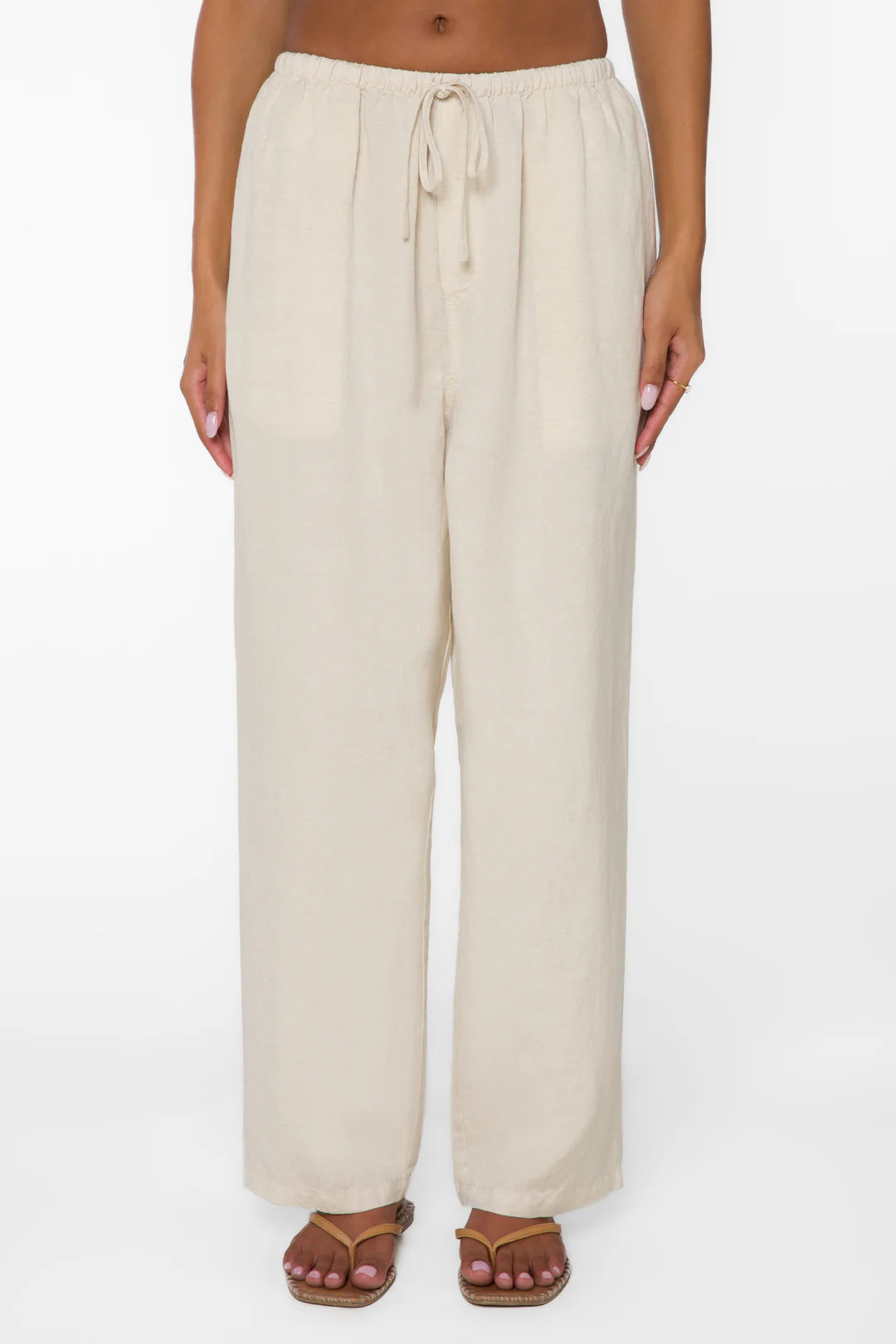 VELVET HEART HENSLEY PULL ON PANTS - BARLEY