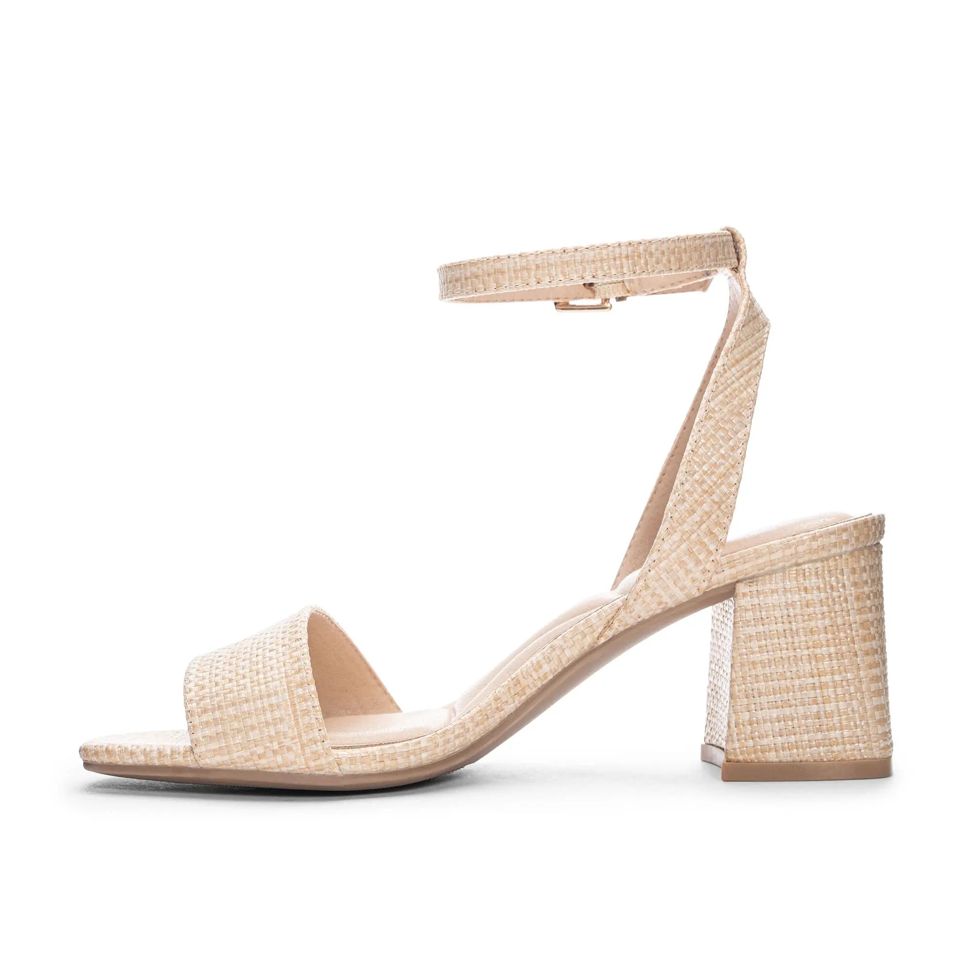 BEAUTIES HEELED SANDAL - NATURAL RAFFIA - LAST SIZE 8.5