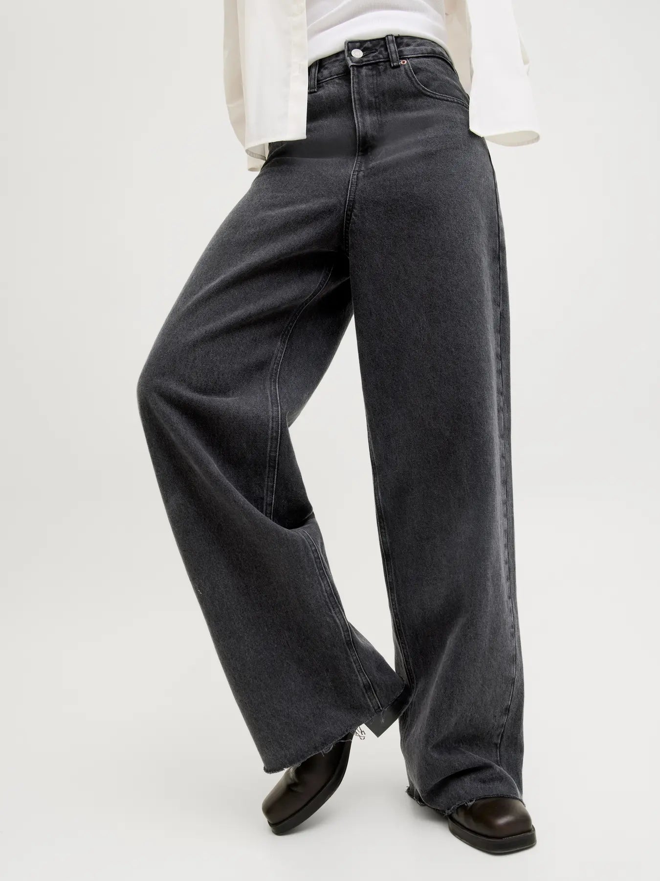 JJXX TOKYO WIDE JEANS - BLACK DENIM