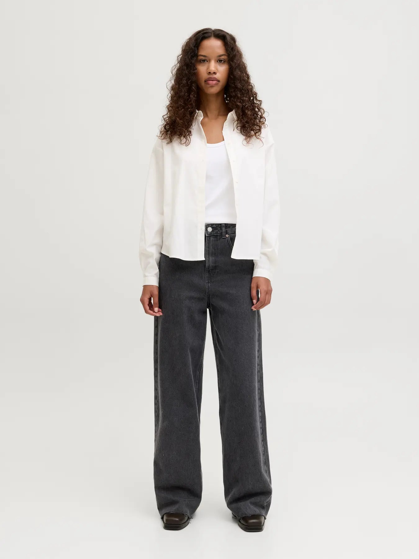 JJXX TOKYO WIDE JEANS - BLACK DENIM