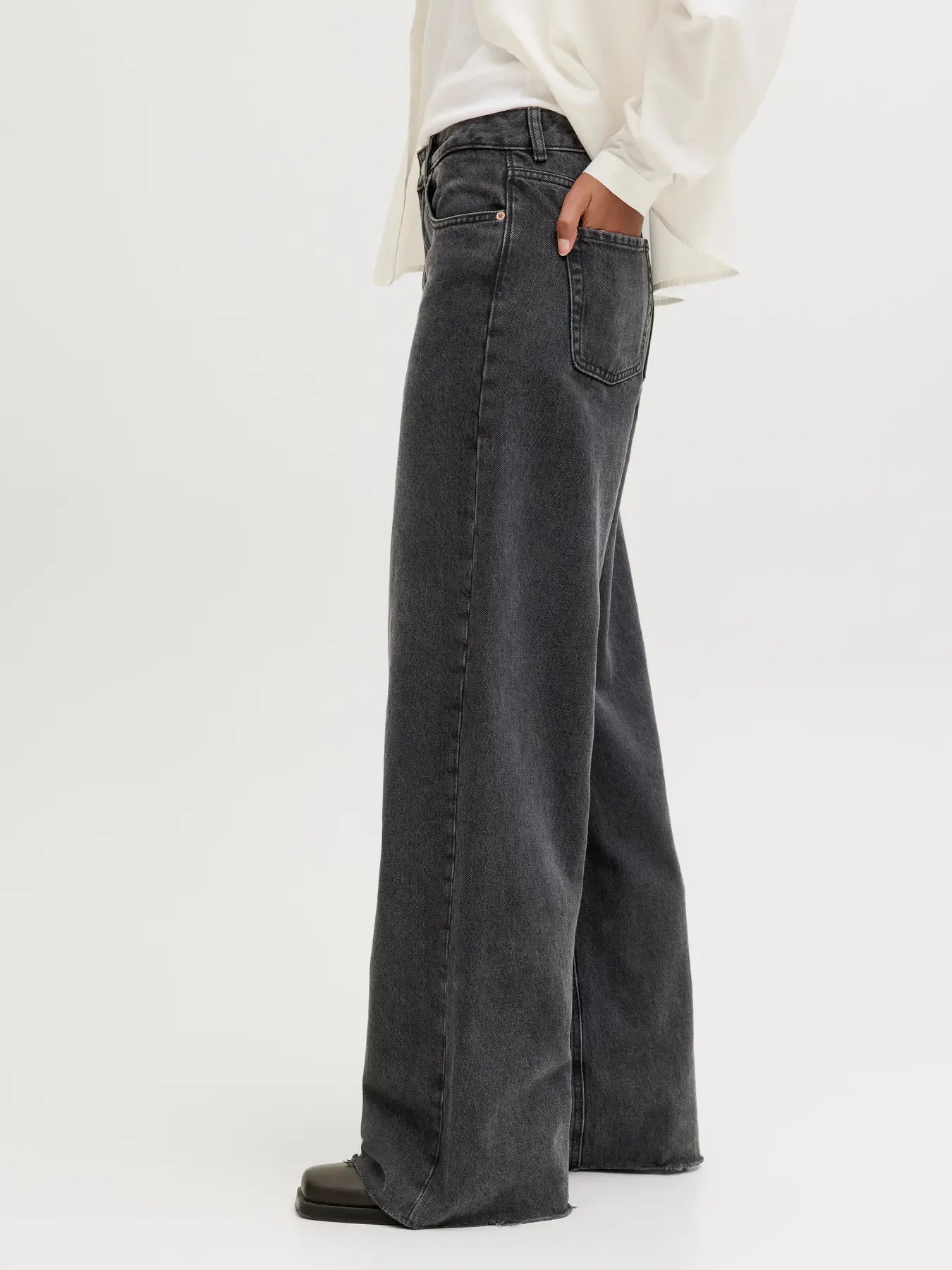 JJXX TOKYO WIDE JEANS - BLACK DENIM