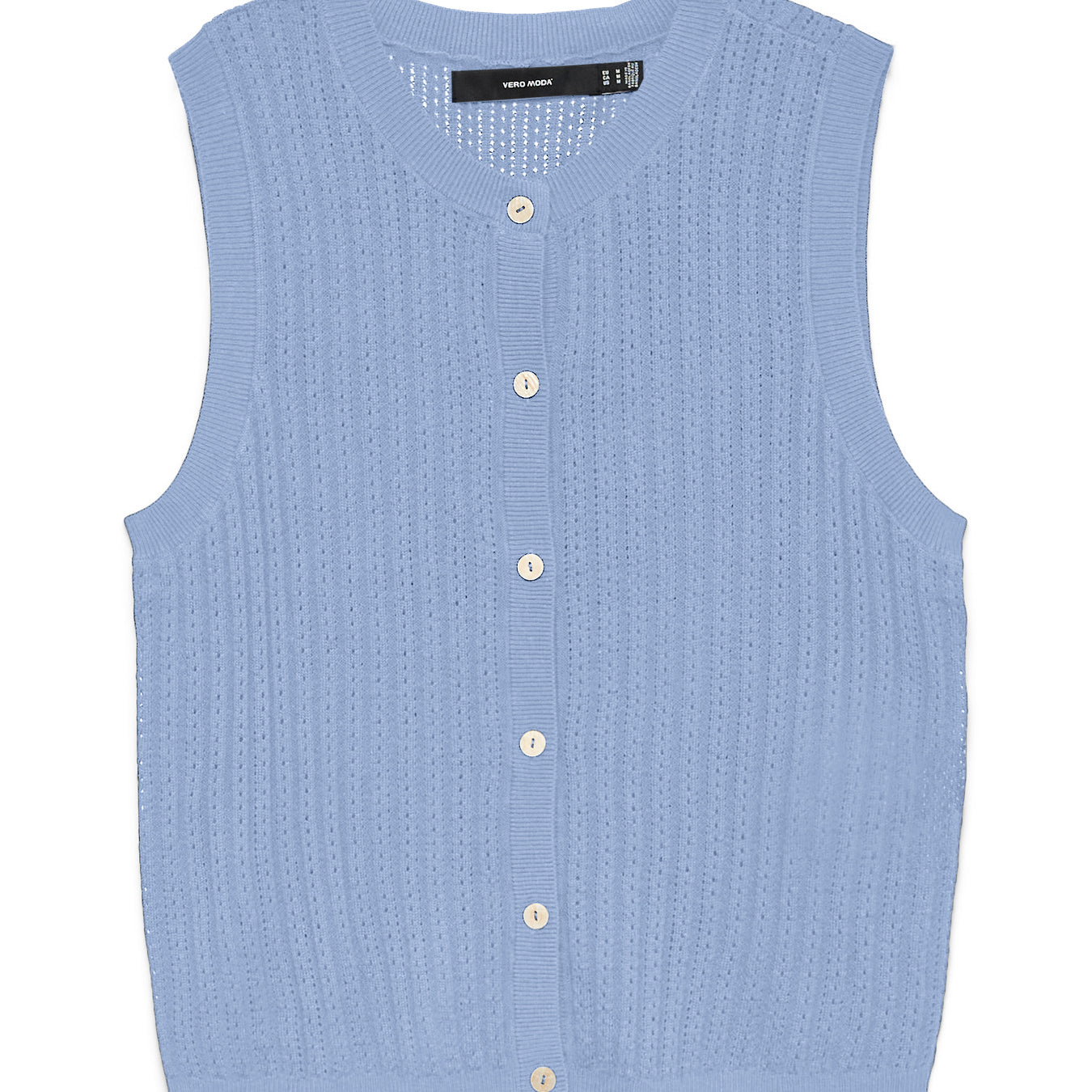 VM LEXSUN O NECK VEST - BLUE
