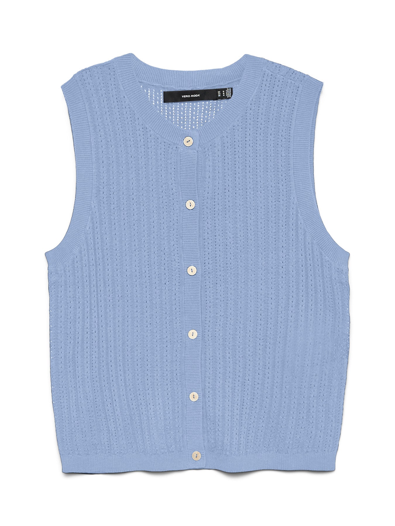 VM LEXSUN O NECK VEST - BLUE