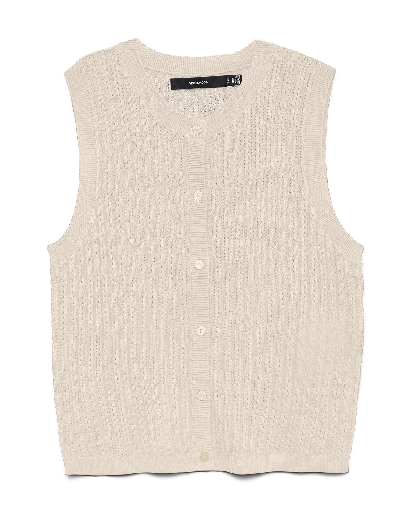 VM LEXSUN O NECK VEST - BIRCH