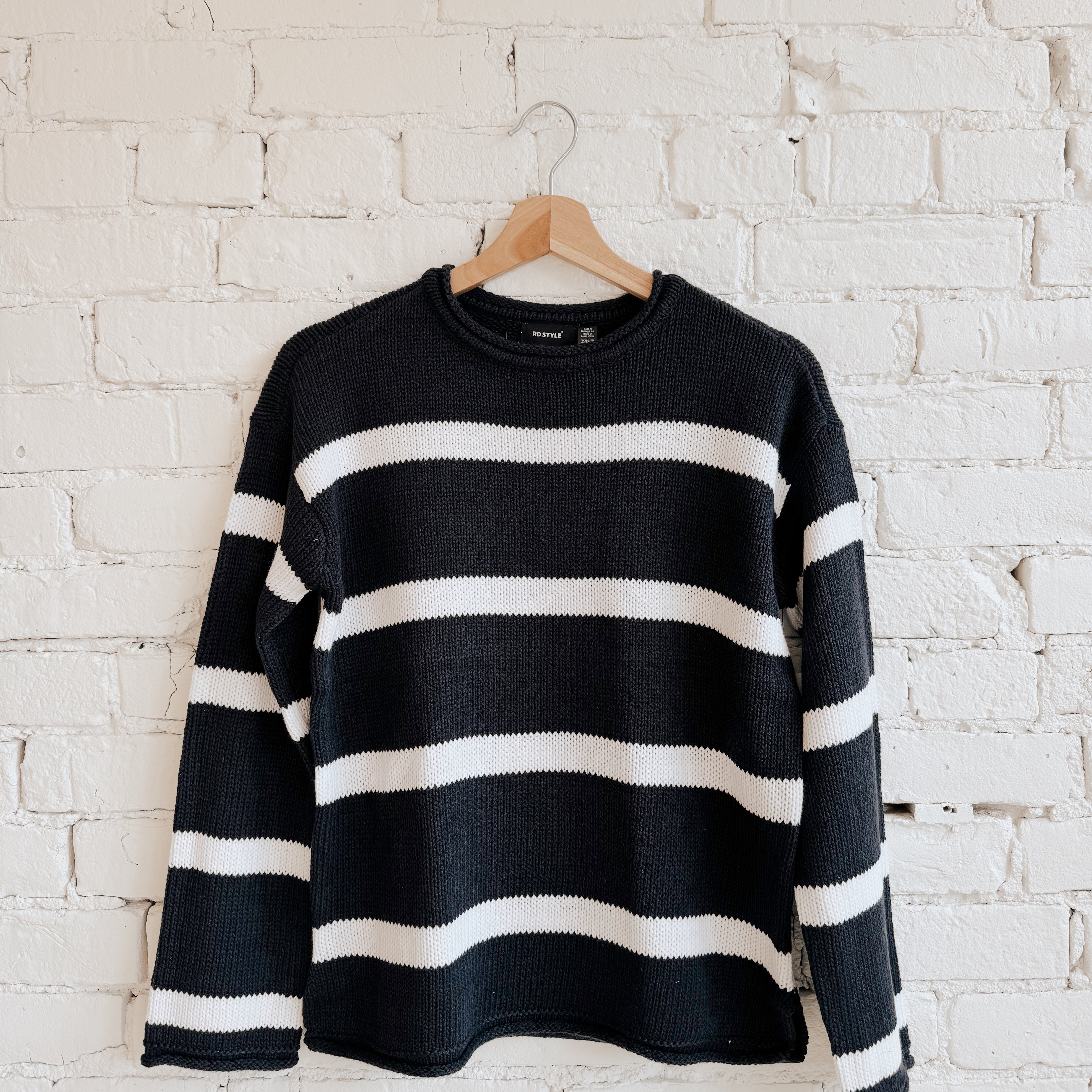 RD KIRI STRIPED PULLOVER - DARK STORM