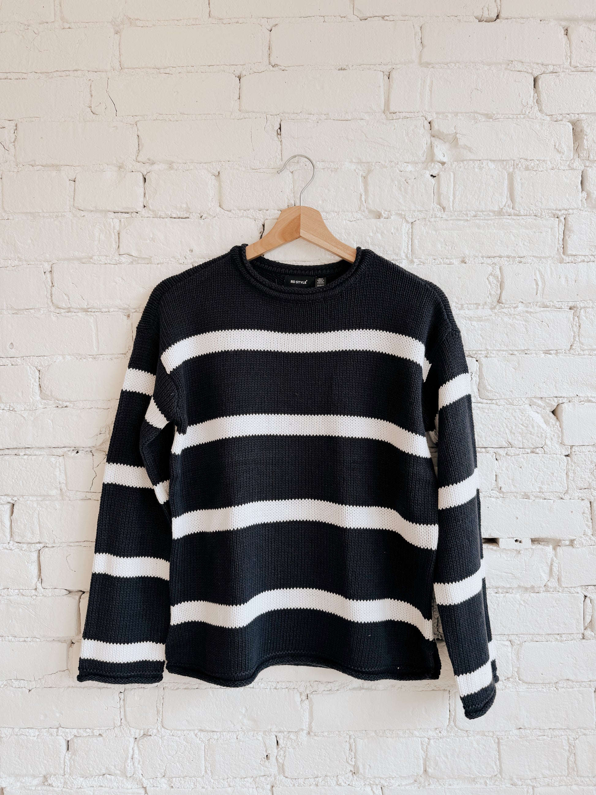 RD KIRI STRIPED PULLOVER - DARK STORM