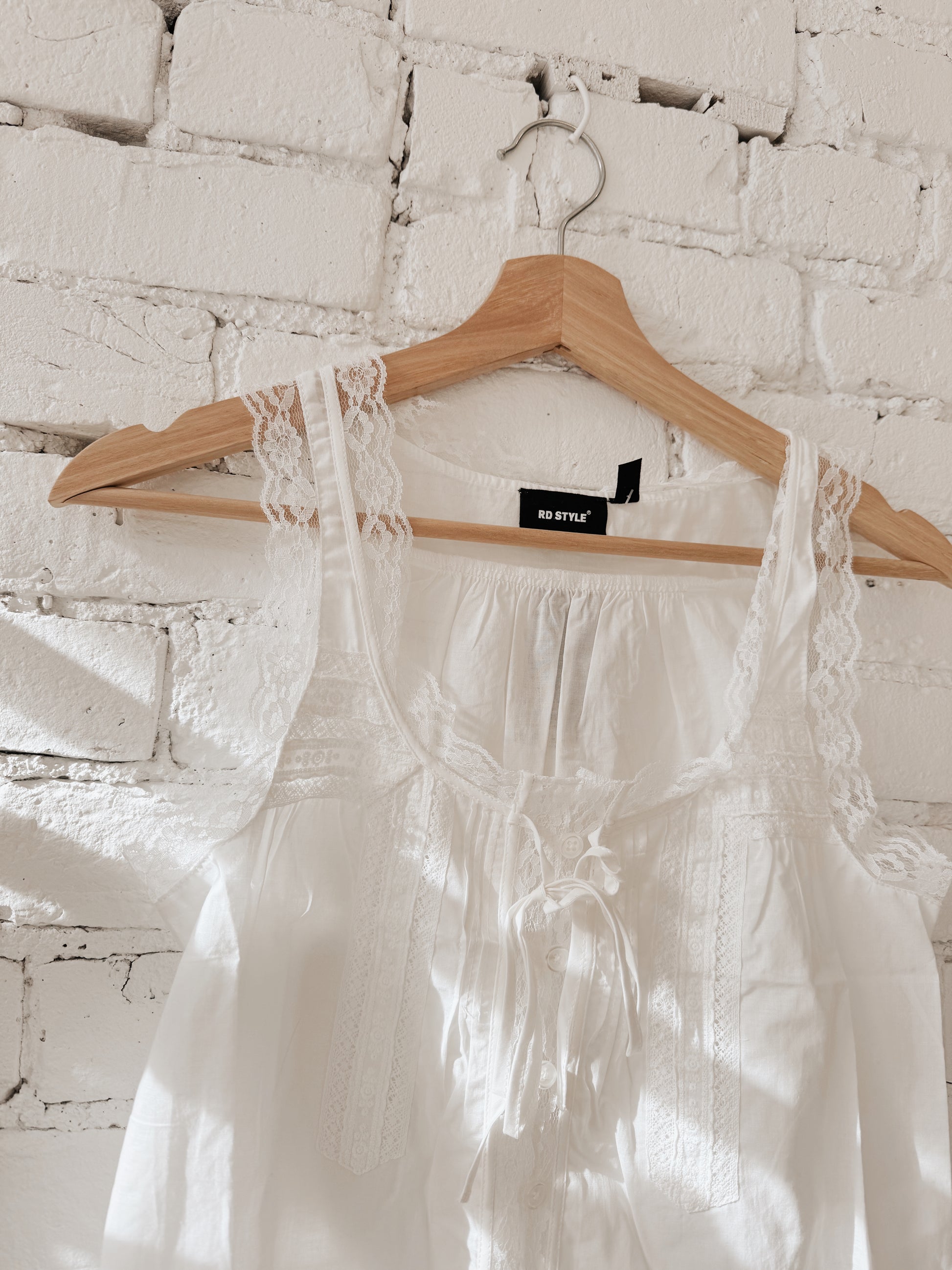 ALIA BUTTON UP TANK - WHITE