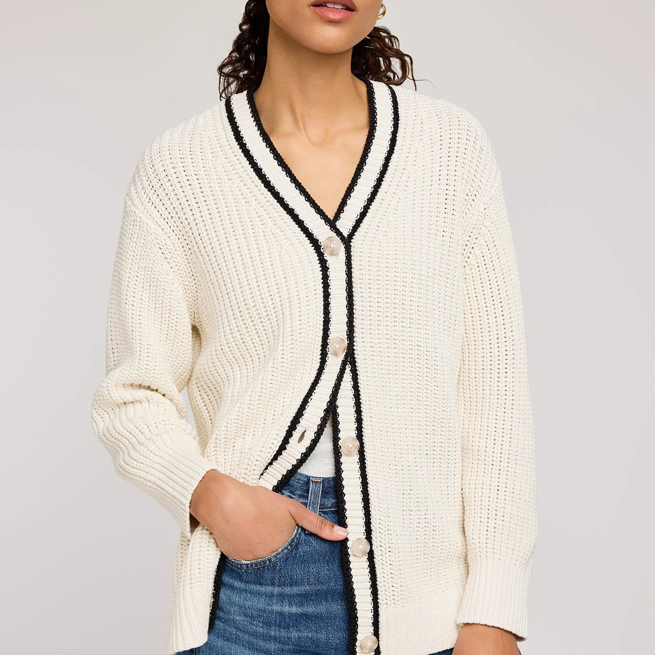 GENTLE FAWN VIOLA CARDIGAN - CREAM