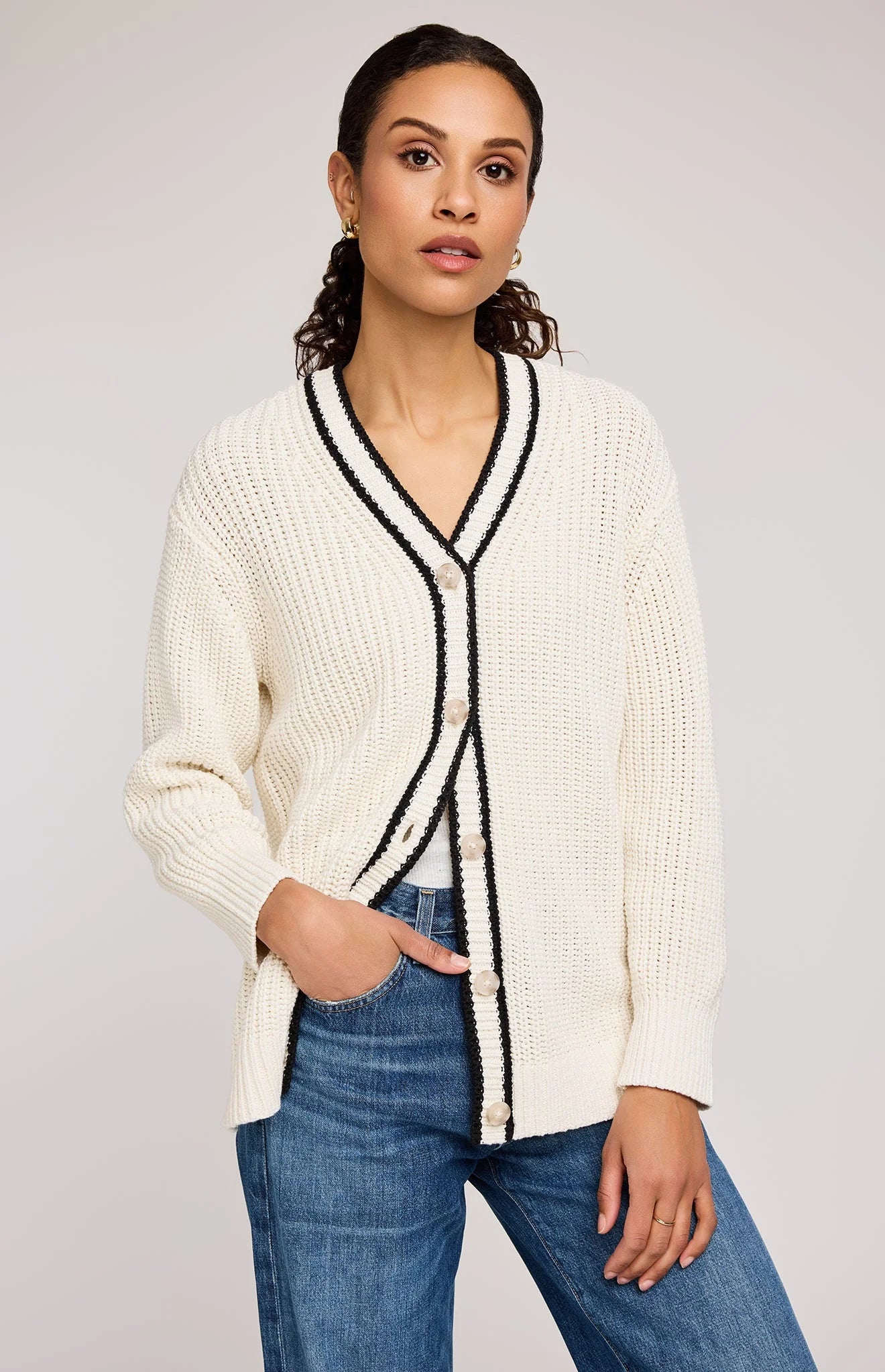 GENTLE FAWN VIOLA CARDIGAN - CREAM