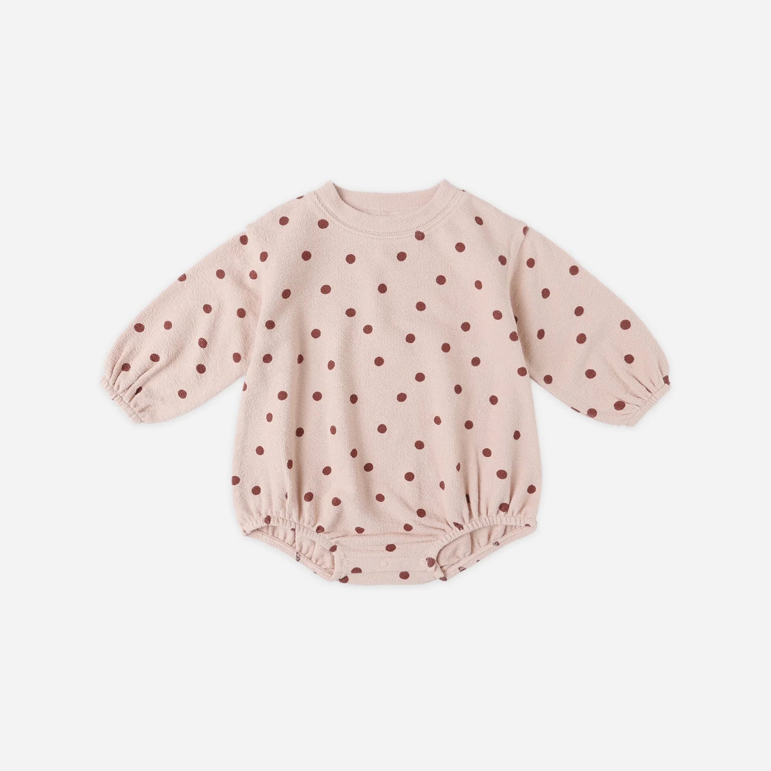 RYLEE + CRU SPONGEY KNIT ROMPER - POLKA DOT