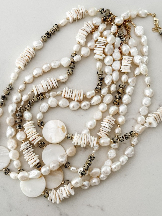 OAK + EVE LONG BEACH NECKLACE - GOLD