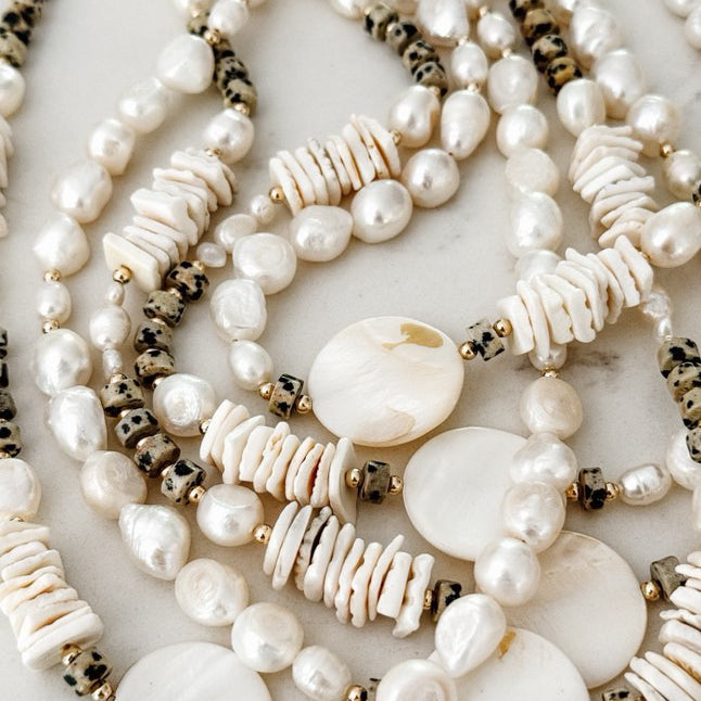 OAK + EVE LONG BEACH NECKLACE - GOLD