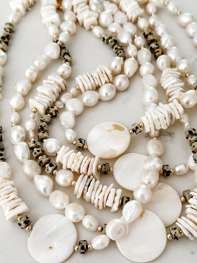 OAK + EVE LONG BEACH NECKLACE - GOLD