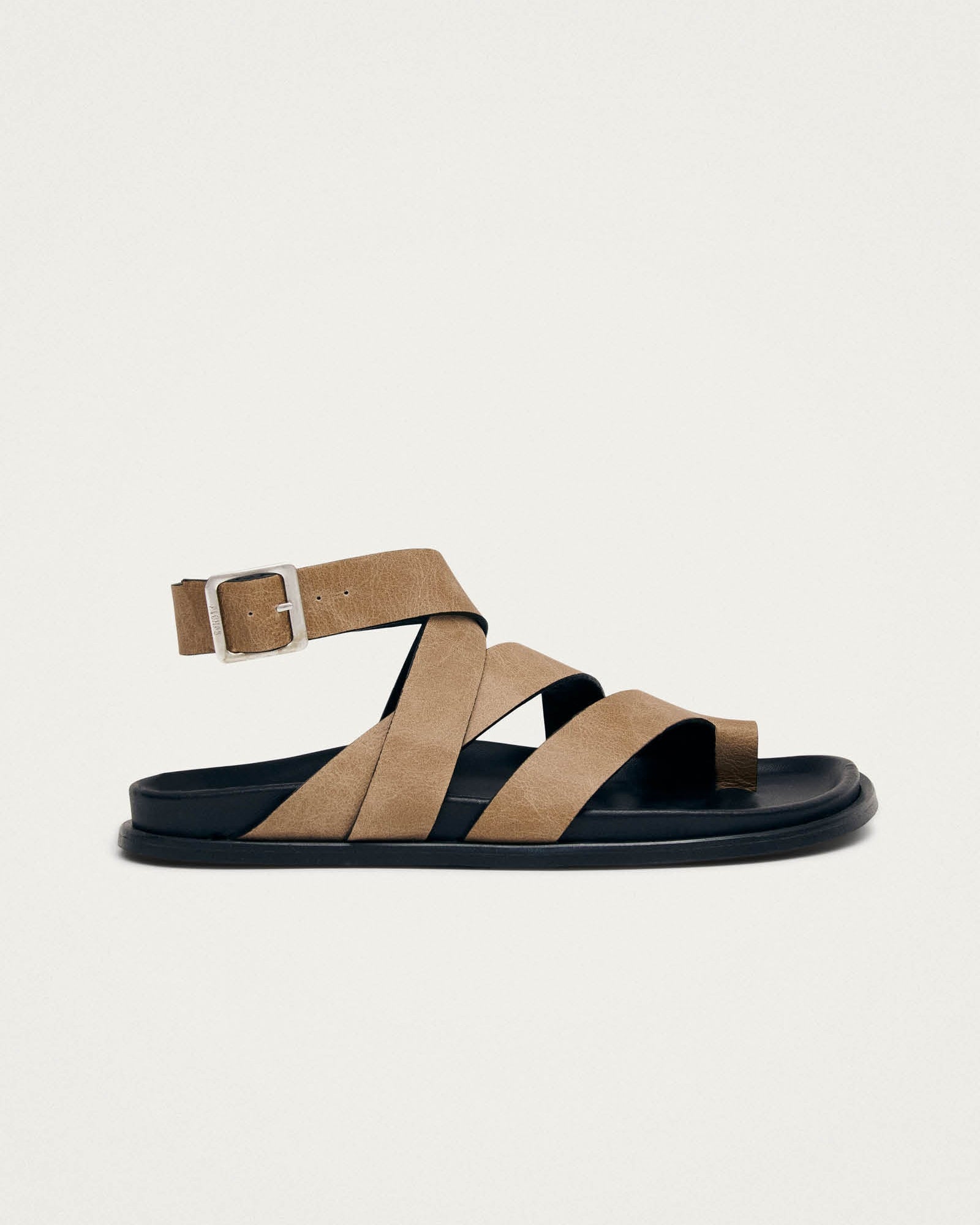 ALOHAS TIDE VINTAGE LEATHER SANDALS - VINTAGE BEIGE